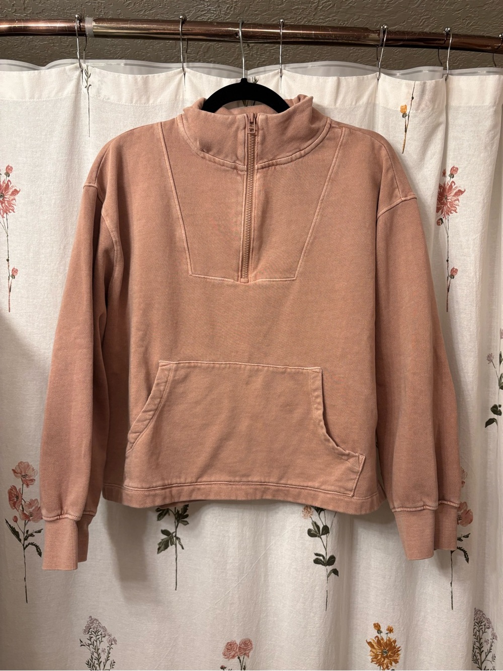 Old Navy Women's Tan Half-Zip Pullover